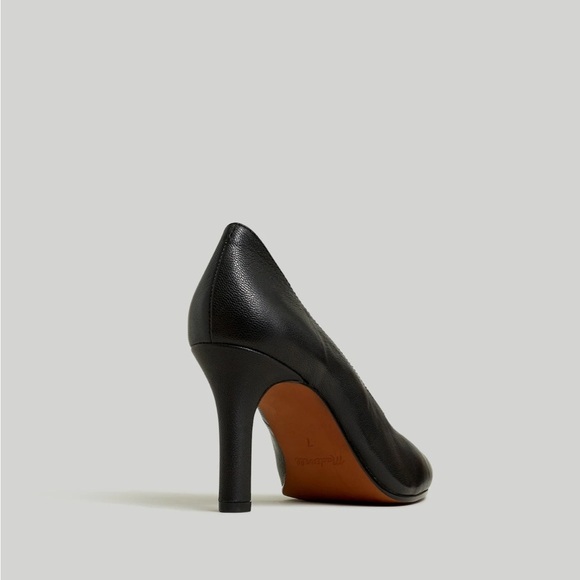 Madewell The Janet Pump in True Black Heel Stilettos Size 9.5 Career NN061 NEW - Picture 5 of 14